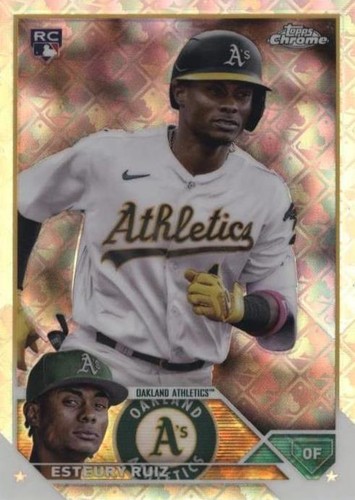 2023 Topps Chrome Logofractor Edition - Esteury Ruiz #99