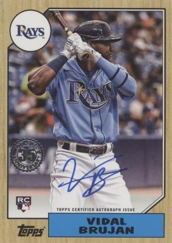 2022 Topps Series 1 - Vidal Brujan #87BA-VB