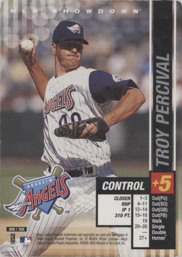 2002 MLB Showdown - Troy Percival #008