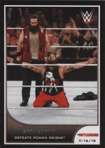 2016 Topps WWE Road to Wrestlemania - Bray Wyatt #62