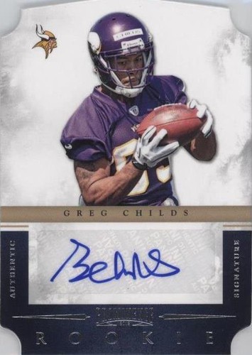 2012 Panini Prominence Greg Childs #191