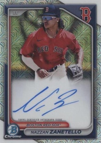 2024 Bowman - Nazzan Zanetello #BMA-NZ