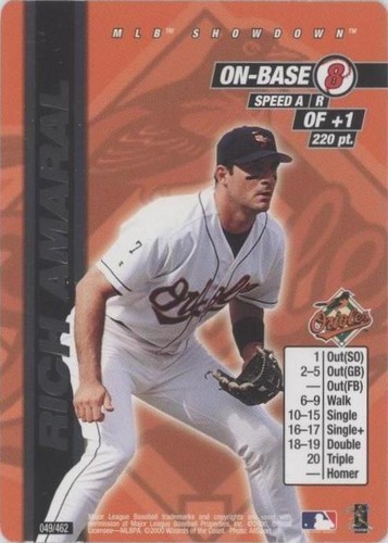 2000 MLB Showdown - Rich Amaral #049