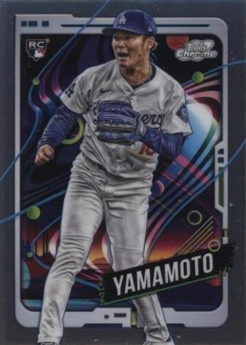 2024 Topps Chrome - Rookie Auto Yoshinobu Yamamoto Green /99 2024 Topps Chrome - Rookie Auto Yoshinobu Yamamoto Green /99