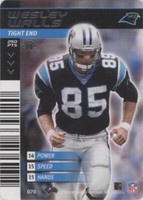 2001-02 NFL Showdown 1st Edition Wesley Walls #070