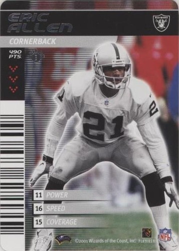 2001-02 NFL Showdown 1st Edition Eric Allen #311