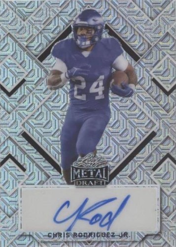 2022 Leaf Metal Draft Chris Rodriguez Jr. #BA-CRJ