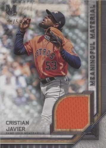 2023 Topps Museum Collection - Cristian Javier #MMR-CJA