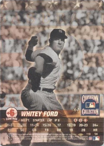 2004 MLB Showdown Pennant Run - Whitey Ford #118