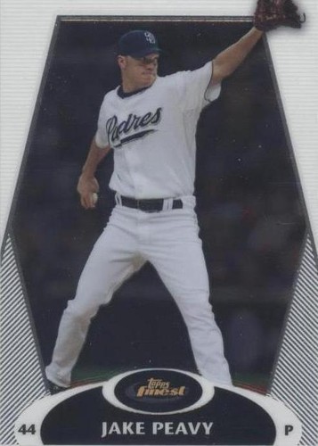 2008 Topps Finest - Jake Peavy #60