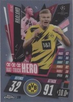 2020-21 Topps Chrome Match Attax UCL Erling Haaland #176