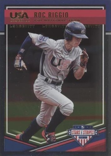 2018 Panini USA Baseball Stars & Stripes Longevity - Roc Riggio #68
