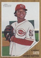 2011 Topps Heritage - Johnny Cueto #450