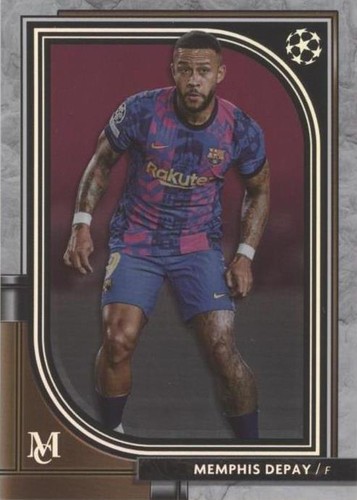 2021-22 Topps Museum Collection UCL Memphis Depay #9