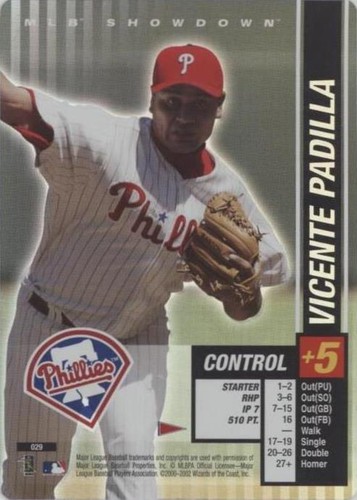 2002 MLB Showdown Pennant Run - Vicente Padilla #029
