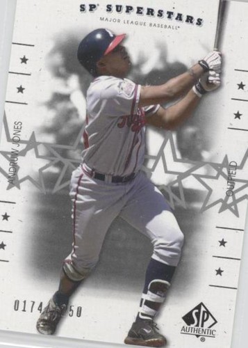 2001 SP Authentic - Andruw Jones #165