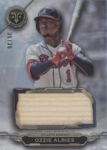2019 Topps Triple Threads - Ozzie Albies #SJR-OA3