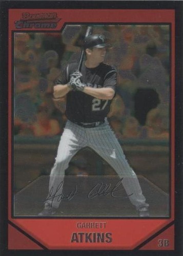 2007 Bowman Chrome - Garrett Atkins #30