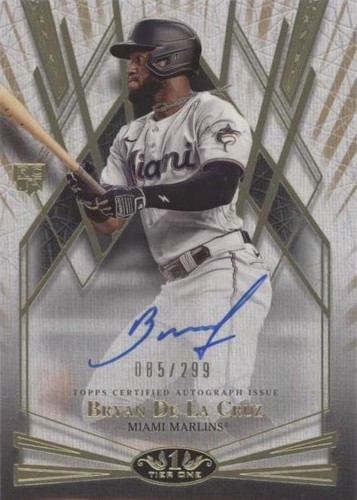2022 Topps Tier One - Bryan De La Cruz #BOA-BDL