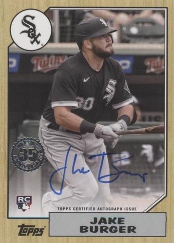 2022 Topps Series 1 - Jake Burger #87BA-JBU