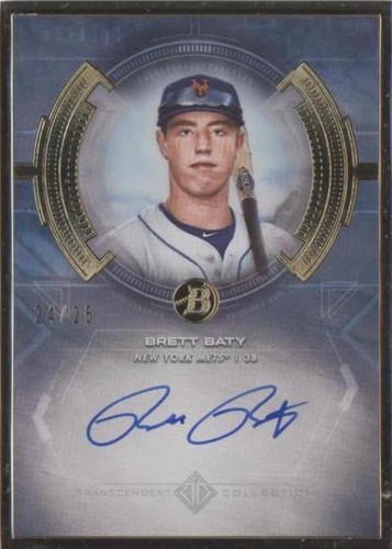 2020 Bowman Transcendent Collection - Brett Baty #BTA-BB