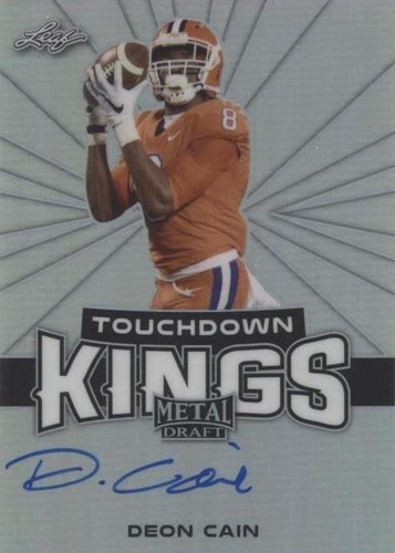 2018 Leaf Metal Draft Deon Cain #TK-DC1