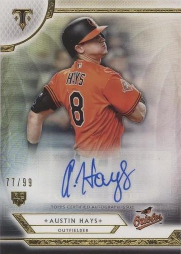 2018 Topps Triple Threads - Austin Hays #RA-AH