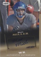 2015 Sage Hit Matt Miller #A102