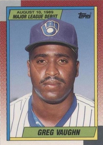 1989-90 Topps Major League Debut 1989 - Greg Vaughn #128
