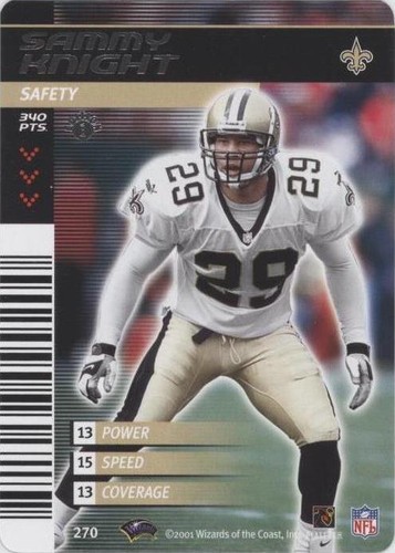 2001-02 NFL Showdown 1st Edition Sammy Knight #270