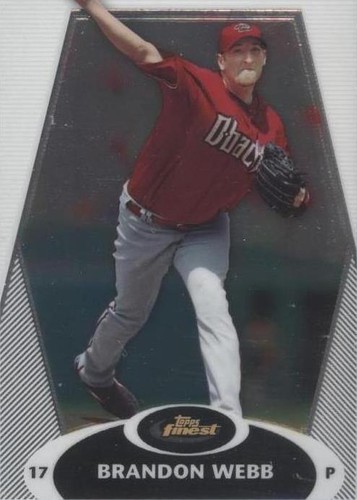 2008 Topps Finest - Brandon Webb #15