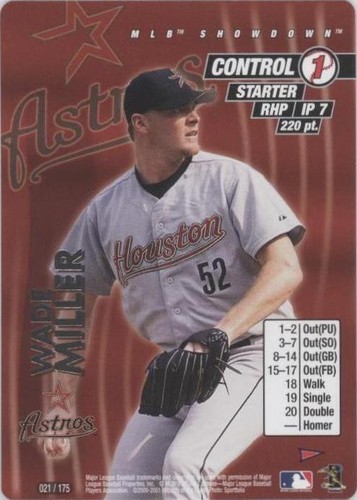 2001 MLB Showdown Pennant Run - Wade Miller #021