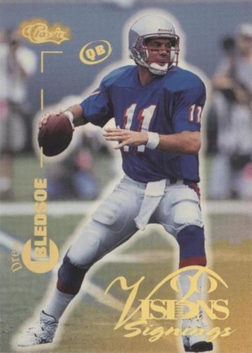 1996 Classic Visions Signings Drew Bledsoe #34