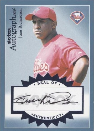 2004 Skybox Autographics - Juan Richardson #A-JR