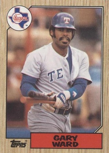 1987 Topps - Gary Ward #762