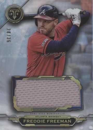 2019 Topps Triple Threads - Freddie Freeman #SJR-FF3