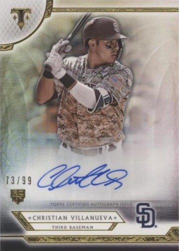 2018 Topps Triple Threads - Christian Villanueva #RA-CV