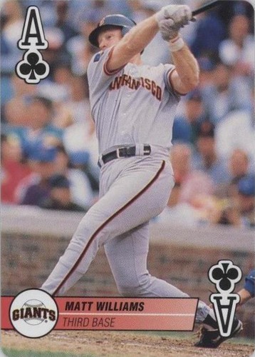 1995 Bicycle Baseball Aces Playing Cards - Matt Williams #AC