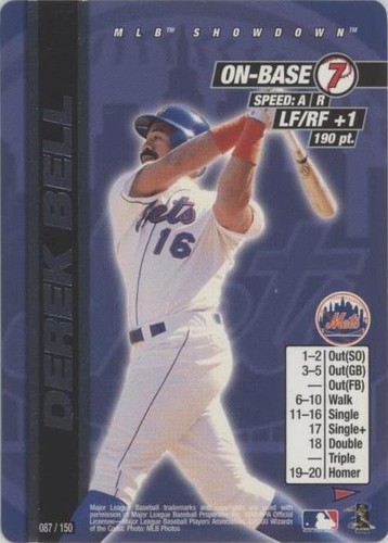 2000 MLB Showdown Pennant Run - Derek Bell #087