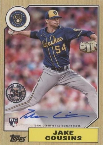 2022 Topps Series 1 - Jake Cousins #87BA-JCO