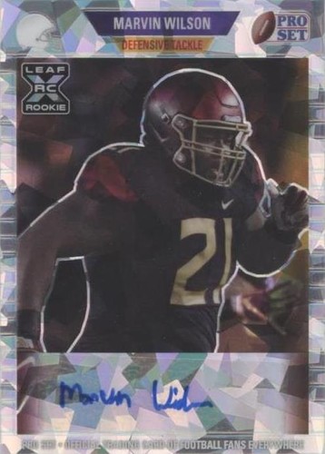 2021 Leaf Pro Set Metal Marvin Wilson #PA-MW1