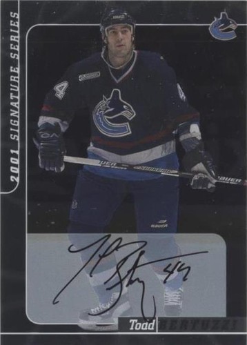 2000-01 In the Game Be A Player Signature Series - Todd Bertuzzi #60