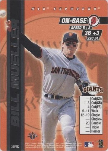 2000 MLB Showdown - Bill Mueller #381