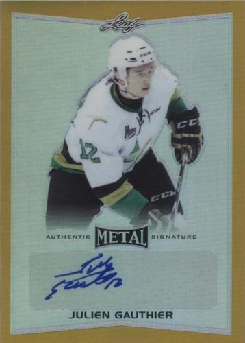 2015-16 Leaf Metal - Julien Gauthier #BA-JG1