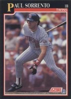 1991 Score - Paul Sorrento #796
