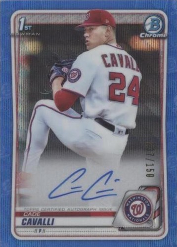 2020 Bowman Draft - Cade Cavalli #CDA-CCA