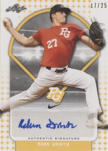 2018 Leaf Perfect Game National Showcase - Adam Grintz #BA-AG1