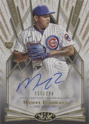 2022 Topps Tier One - Manuel Rodriguez #BOA-MR