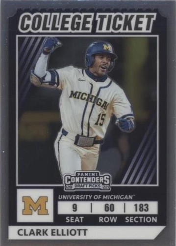 2022 Panini Elite Extra Edition - Clark Elliott #CTO-38