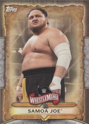 2020 Topps WWE Road to Wrestlemania - Samoa Joe #WM-44